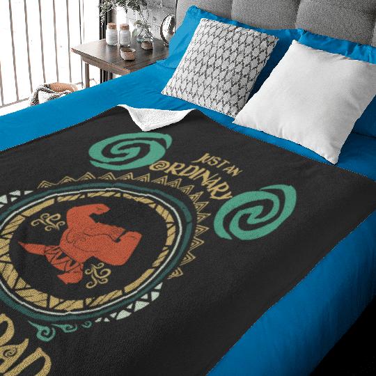 Just An Ordinary Demi Dad Baby Blankets, Maui Baby Blankets for Dad, Disney Moana Baby Blankets, Father's Day Gift