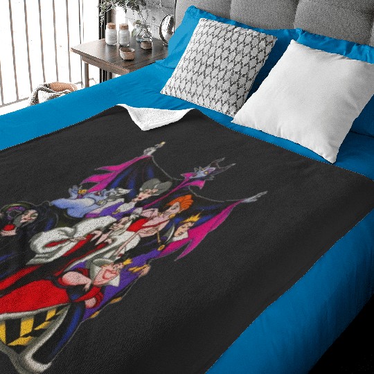 Disney Villains Women Evil Squad Baby Blankets