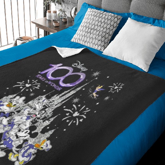 Disney 100 Year of Wonder Baby Blankets, 100 Years Anniversary Baby Blankets