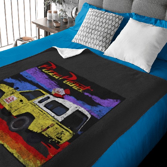 Discover Disney Pixar Toy Story Pizza Planet Truck Distressed Baby Blankets,