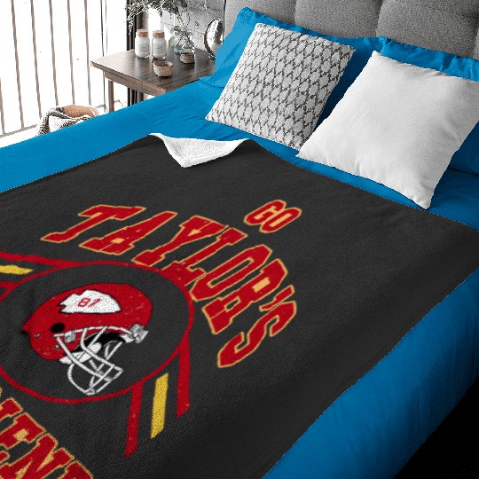 Go Taylor's Boyfriend 87 Travis Kelce Baby Blankets