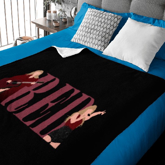TaylorSwift Red eras tour art Baby Blankets