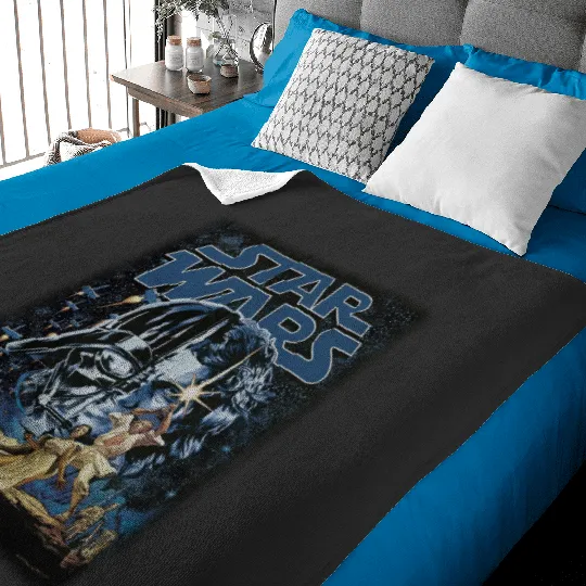 Vintage Disney Star Wars Baby Blankets, Retro Star Wars Baby Blankets