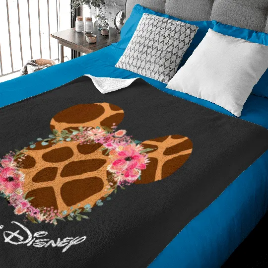 Giraffe Wild About Disney Minnie Mouse Baby Blankets,Animal Kingdom Baby Blankets