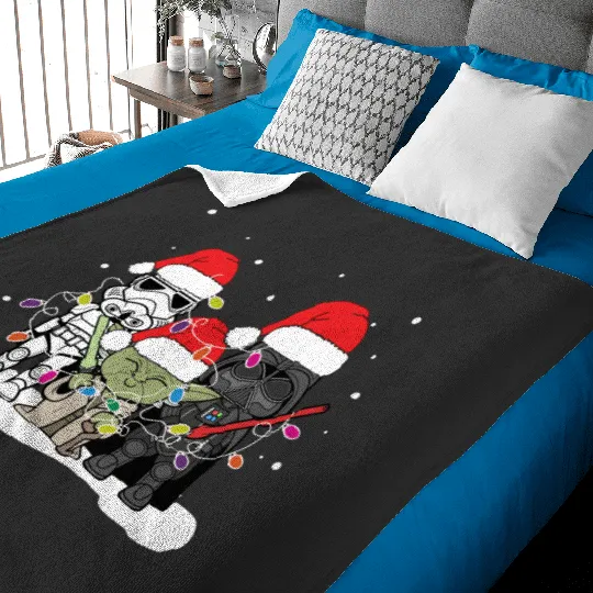 Star Wars Christmas Baby Blankets, Disney Star Wars Matching Baby Blankets