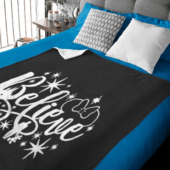 Believe Baby Blankets, Disney Baby Blankets, Minnie mouse, Disney gift, Believe Baby Blankets