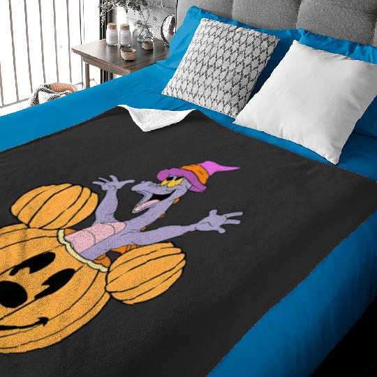 Retro Disney Figment Pumpkin Halloween Costume Baby Blankets