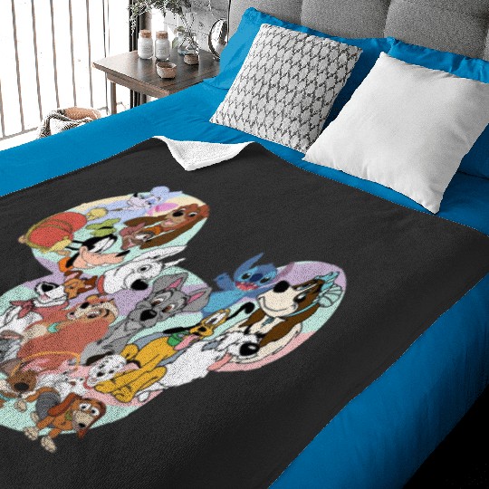 Disney dogs Baby Blankets, Mickey head Disney characters Baby Blankets Disney Ear Baby Blankets