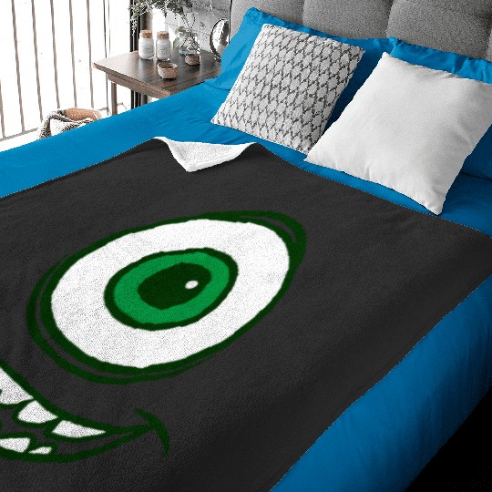 Disney Monsters Inc. Mike Wazowski Halloween Baby Blankets