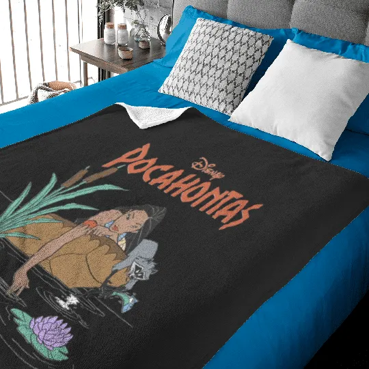 Princess Pocahontas Baby Blankets, Retro Disney Pocahontas Baby Blankets