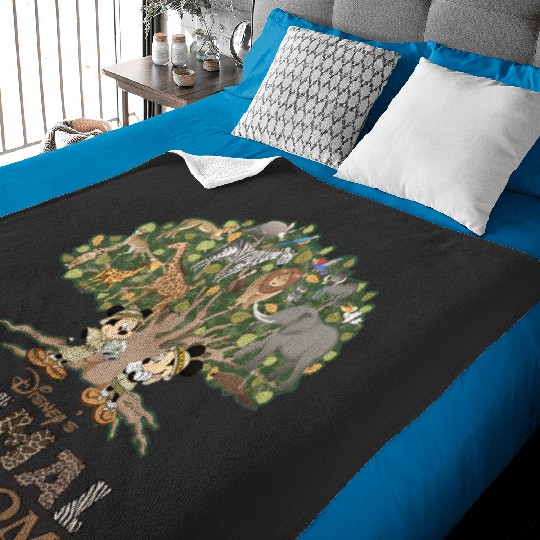 Disney's Animal Kingdom Baby Blankets, Mickey Minniet