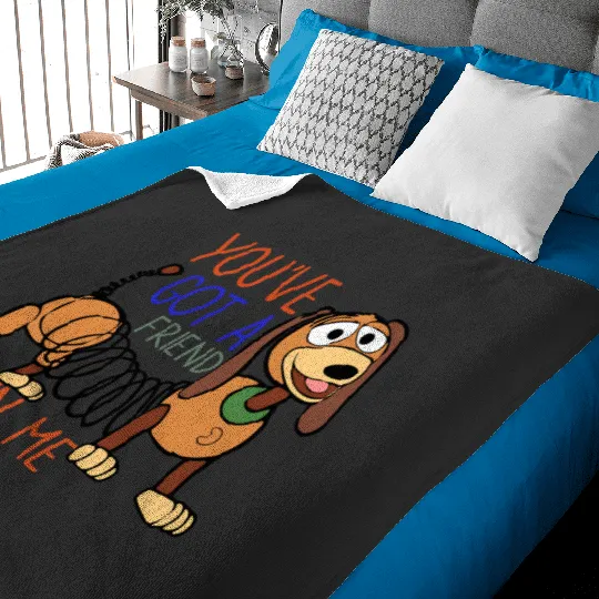 Slinky Dog Disney Baby Blankets, Disney Baby Blankets, Mickey Ears Slinky Dog Baby Blankets