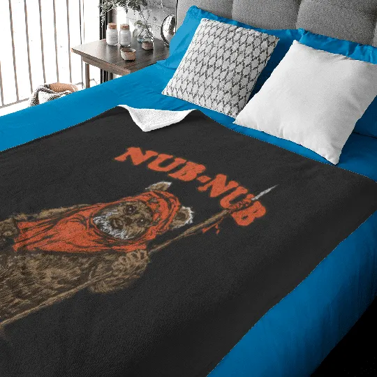Disney Star Wars Baby Blankets, Vintage Nub-Nub Ewok Camp Baby Blankets, Wicket Ewoks Baby Blankets, Forest Summer Camp Baby Blankets