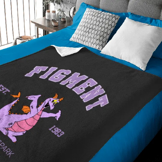 Disney Figment Baby Blankets, Figment Est 1983 Baby Blankets, Figment Baby Blankets