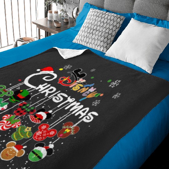 Disney Christmas Baby Blankets, Merry and Bright Baby Blankets