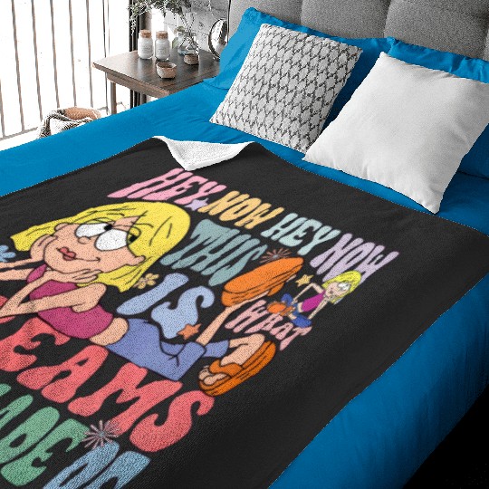 Disney Cute Lizzie McGuire Baby Blankets, This Is What Dreams Are Made Of Retro Baby Blankets, Disneyland Baby Blankets