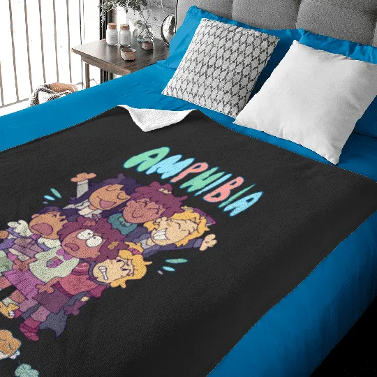 Disney Amphibia Baby Blankets All Characters Unisex Baby Blankets Adult Baby Blankets Kid Baby Blankets, Disney Baby Blankets, Magic Kingdom Baby Blankets idea, Disney gift Baby Blankets
