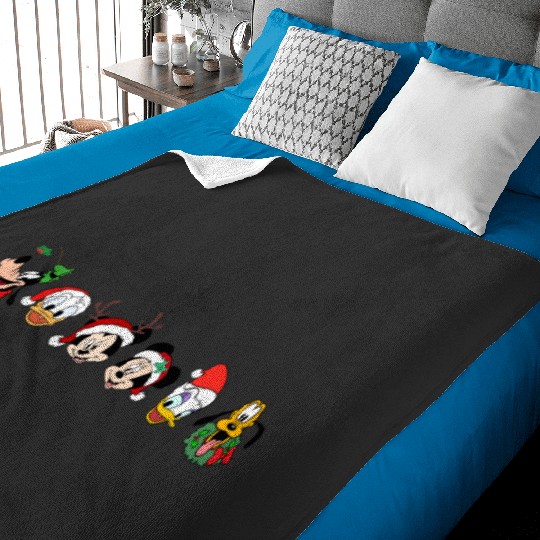Disney Friends Mickey Christmas Baby Blankets
