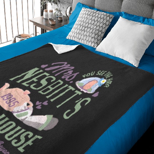 Disney T.oy Stor.y Buzz Lightyear Mrs. Nesbitts Tea House 1995 Baby Blankets