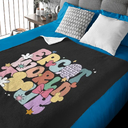 Epcot World Tour Baby Blankets, Disney Epcot World Tour Baby Blankets