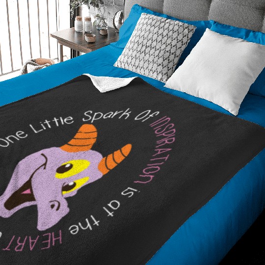 Disney Epcot Baby Blankets, One Little Spark of Inspiration Baby Blankets