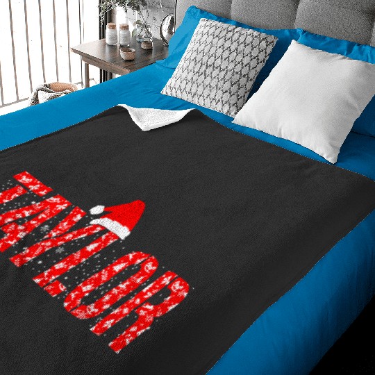 Discover Funny Taylor Santa First Name Christmas Taylor Baby Blankets