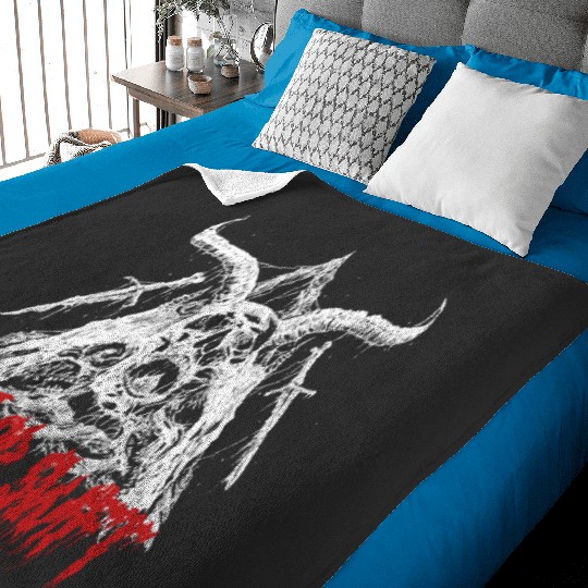 Discover Gothic Skull Taylor Baby Blankets