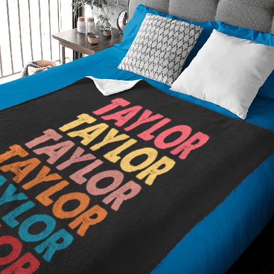 Discover first name vintage Taylor i love Taylor pullover Baby Blankets