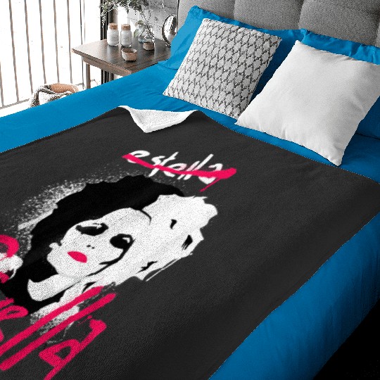 Disney Cruella Estella Punk Rock Spray Paint Baby Blankets