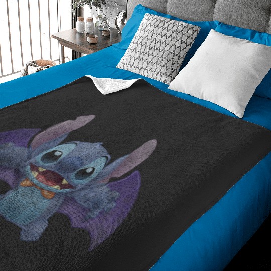 Disney Lilo Stitch Halloween Cute Vampire Stitch Portrait Baby Blankets