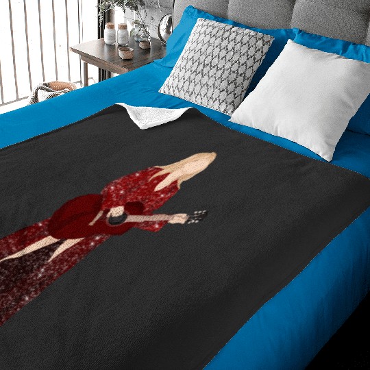 red eras tour Baby Blankets