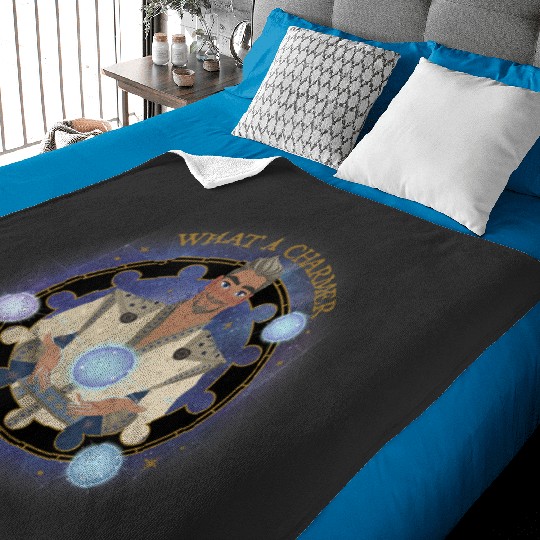 Disney Wish King Magnifico What A Charmer Celestial Portrait Baby Blankets