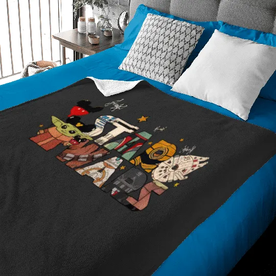 Discover Starr Waars Disney Baby Blankets