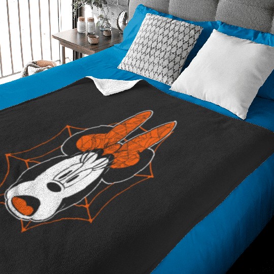 Disney Mickey And Friends Halloween Spooky Spider Minnie Baby Blankets