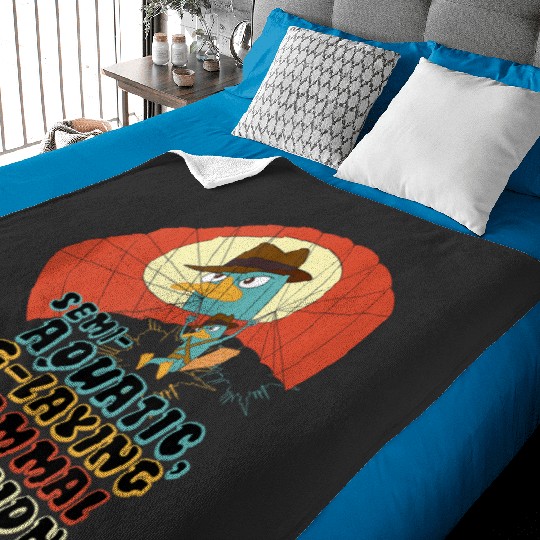 Disneys Phineas And Ferb Semi-aquatic Egg-laying Mammal Baby Blankets