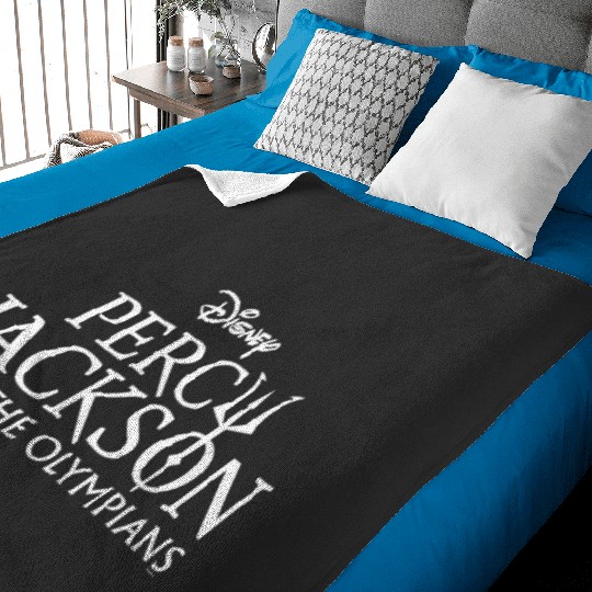 disneys Percy Jackson And The Olympians Series Title Logo Baby Blankets