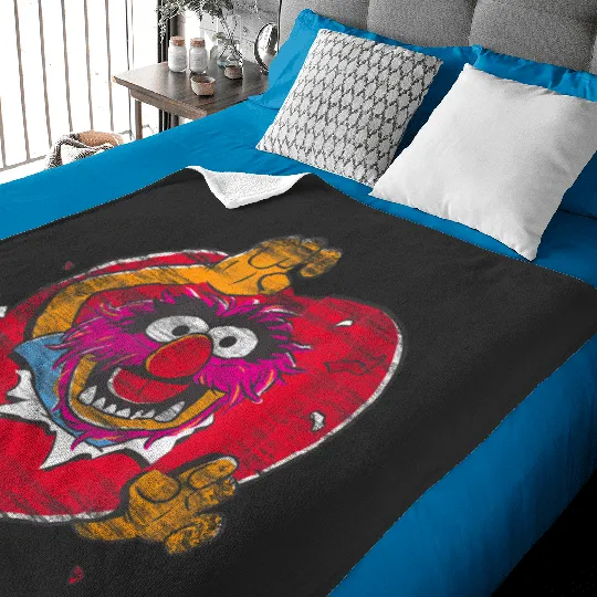 disneys The Muppets Valentine's Day Animal Big Heart Poster  gifts Baby Blankets