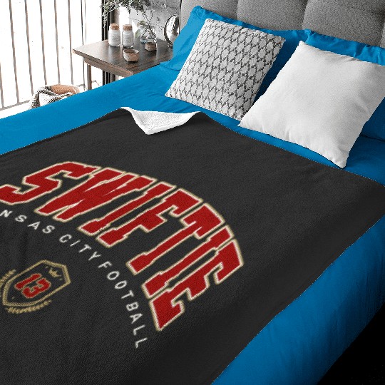 Discover Taylor version Kansas Football - Taylor version Kelce Baby Blankets