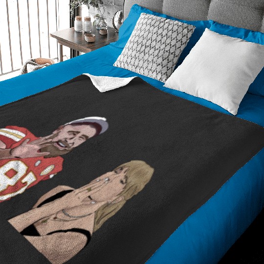 taylorr Swift Travis Kelce Baby Blankets