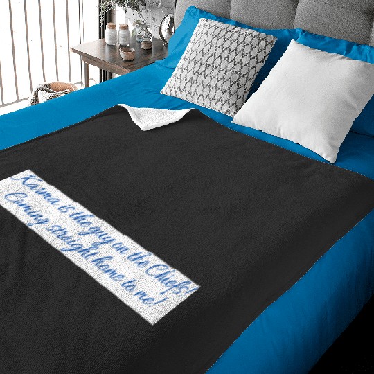 Karma Lyric taylorr Swift Travis Kelce Baby Blankets