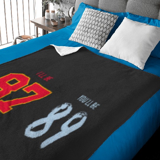 I’ll be 87 You_ll be 89 Travis Kelce x Taylorr Swift Baby Blankets