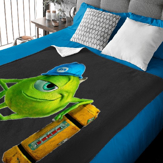 Disney-Parks Monsters Inc Mike Wazowski Baby Blankets