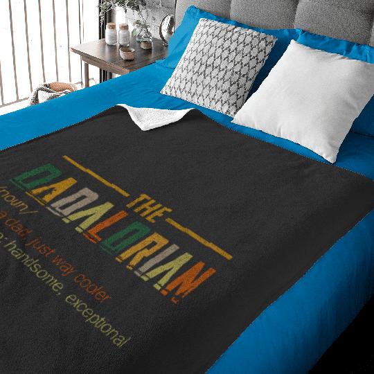 Dadalorian Shirt, Noun Like A Dad, Just Way Mightier, Funny S tar Wars Shirt For Dad, Father's Day gift, Disney St ar Wars Shirt for Dad, Baby Blankets