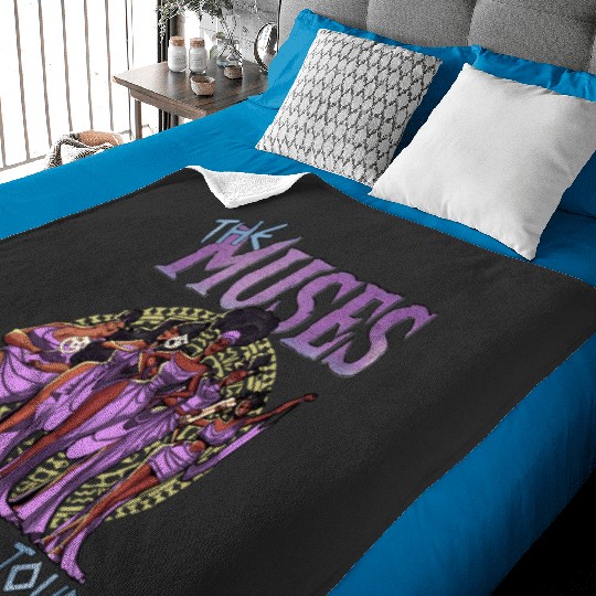 Disney Hercules The Muses 97 World Tour , Retro Disney Hercules Diva The Muses Song Concert Music, Disney Girl Trip, Disneyland Baby Blankets