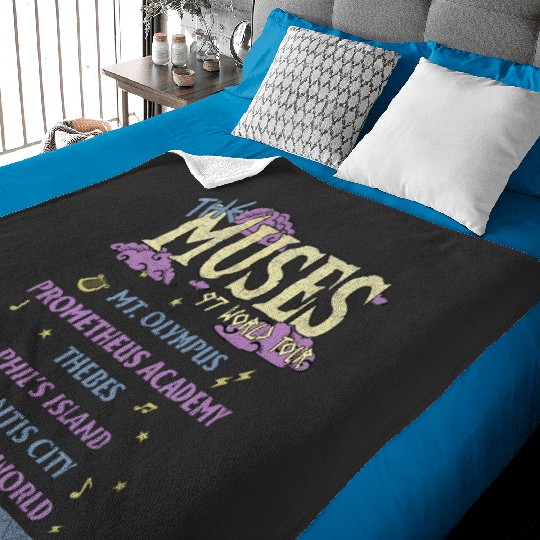 Disney Hercules The Muses 97 World Tour , Retro Disney Hercules Diva The Muses Song Concert Music, Disney Girl Trip, Disneyland Baby Blankets