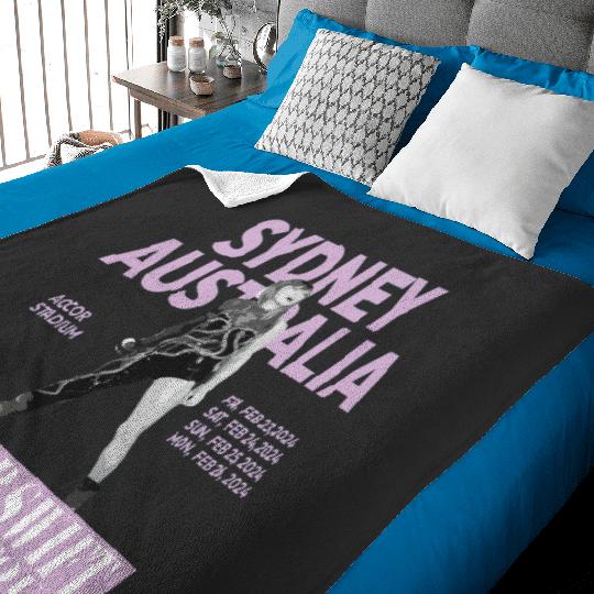 Discover Swift Eras Tour - Sydney, Australia - Light Purple Active Baby Blankets