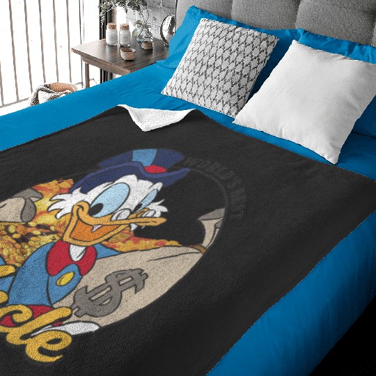 Disney DuckTales Scrooge McDuck World's Best Uncle Baby Blankets