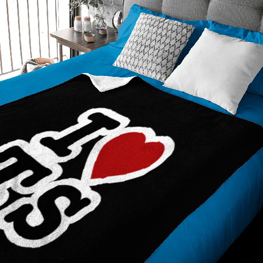 I Love Taylorr Swift Heart Baby Blankets
