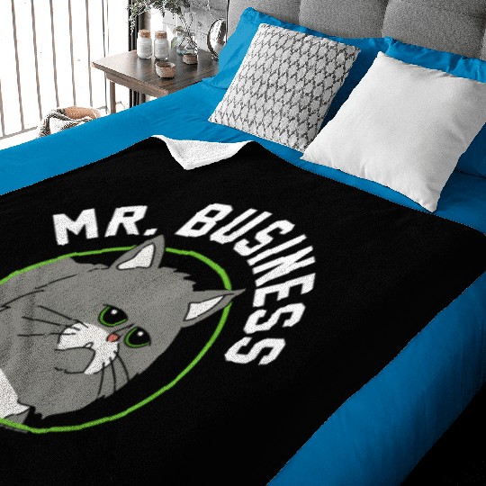 Bob'S Burgers Mr. Business Baby Blankets