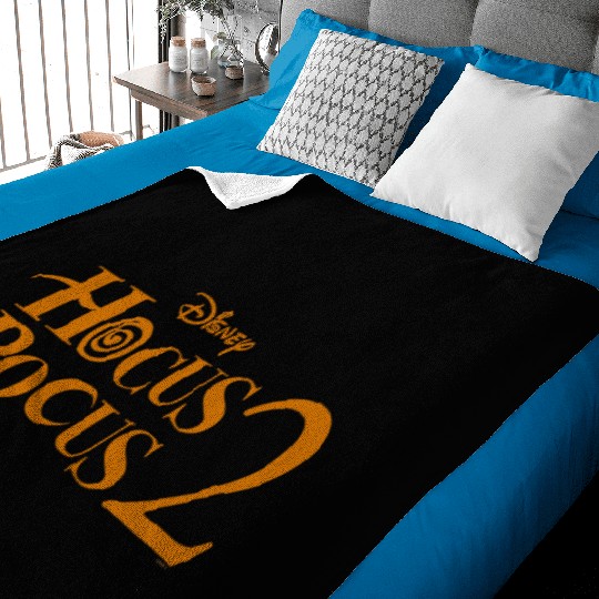 Disneys Hocus Pocus 2 Logo Baby Blankets